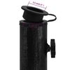 vidaXL Socle de parasol Noir 47x47x33 cm Fonte