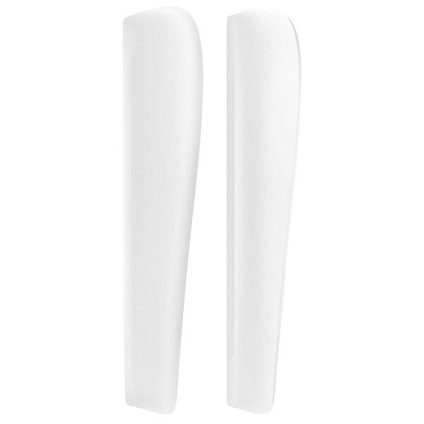 vidaXL T&ecirc;te de lit avec oreilles Blanc 103x23x118/128 cm Similicuir