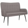 vidaXL Sofa 2 places Taupe 115 x 61 x 87 cm Tissu