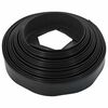 vidaXL Bordures de pelouse Noir 4000 x 4 x 5 cm Plastique