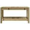 vidaXL Banc de jardin 82,5x35x45 cm bois de pin impr&eacute;gn&eacute;