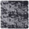 vidaXL Tapis shaggy &agrave; poils longs NAVARRA gris fonc&eacute; 120x120 cm