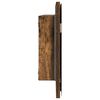 vidaXL Miroir Montage mural Marron 80 x 37 cm Verre et Bois Ing&eacute;nierie