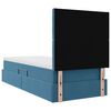 vidaXL Lit avec rangement et matelas Bleu fonc&eacute; 90 x 200 cm Velours