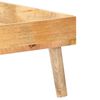 vidaXL Cadre de lit Bois de manguier massif 120x200 cm