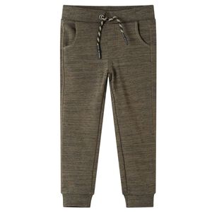 vidaXL Pantalon de surv&ecirc;tement pour enfants m&eacute;lange kaki 92