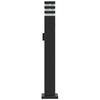 vidaXL Lampadaire d'ext&eacute;rieur avec sortie noir 80 cm aluminium