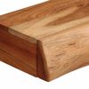vidaXL &Eacute;tag&egrave;res murales 2 pcs 60x17x8 cm bois massif d'acacia