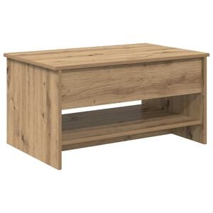 vidaXL Table basse Ch&ecirc;ne artisanal 80 x 50,5 x 41,5 cm