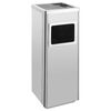 vidaXL Poubelle &agrave; cendrier d'h&ocirc;tel 36 L Acier inoxydable