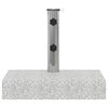 vidaXL Socle de parasol Granite rectangulaire 25 kg