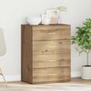 vidaXL Buffet Ch&ecirc;ne artisanal 60 x 39 x 80 cm Bois d'ing&eacute;nierie