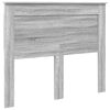 vidaXL Cadre de lit Gris Sonoma 120 x 200 cm Pin massif