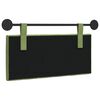 vidaXL T&ecirc;te de lit suspendue Vert clair 100 x 55 x 7 cm Velours