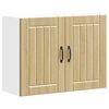 vidaXL Armoire murale de cuisine Lucca ch&ecirc;ne sonoma bois ing&eacute;nierie