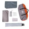vidaXL Tente de camping à dôme 2 personnes orange imperméable