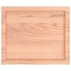 vidaXL Comptoir de salle de bain marron 60x50x(2-6) cm bois trait&eacute;