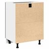 vidaXL Armoire suspendue avec tiroir Ch&ecirc;ne noir 60 x 46 x 81,5 cm