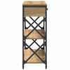 vidaXL Table Console avec tiroir ch&ecirc;ne artisanal 75 x 28 x 75 cm
