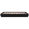 vidaXL Cadre de lit avec LED sans matelas noir 150x200 cm