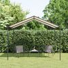 vidaXL Tente &agrave; auvent beige 3x3 m acier et tissu