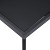 vidaXL Table &agrave; manger Noir 180x90x75 cm Verre tremp&eacute;
