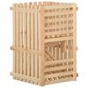 vidaXL Bo&icirc;te &agrave; pommes de terre 50x50x50 cm Bois de pin solide