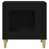 vidaXL Maison pour chat Noir 51 x 30 x 52 cm Bois d'ing&eacute;nierie