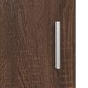 vidaXL Ensemble d'armoire de salle de bain TULUM Ch&ecirc;ne brun