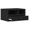 vidaXL Support d'imprimante noir 40x32x22,5 cm bois d'ing&eacute;nierie