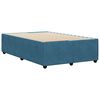 vidaXL Cadre de lit sans matelas bleu 120x190 cm velours