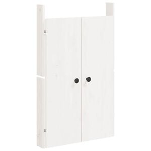 vidaXL Portes de cuisine d'ext&eacute;rieur MEPPEL blanc 50x9x82 cm bois pin massif