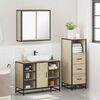 vidaXL Ensemble de meubles de salle de bain 3 pcs ch&ecirc;ne sonoma