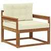vidaXL Sofa de milieu ext&eacute;rieur Naturel