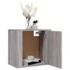 vidaXL Tables de chevet murales 2 pcs Sonoma gris 50x30x47 cm