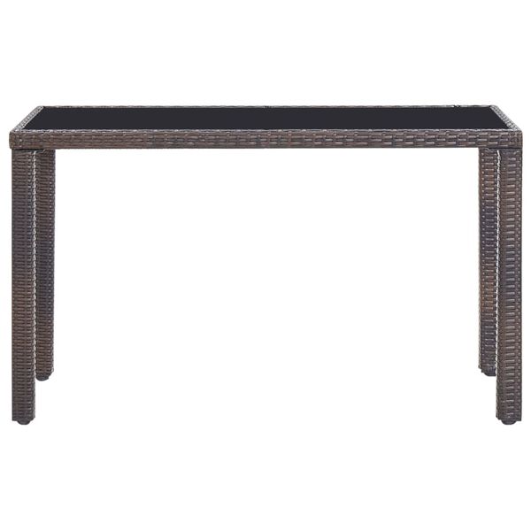 vidaXL Ensemble à manger d'extérieur 5pcs avec coussins Résine tressée