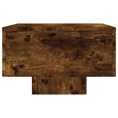 vidaXL Table basse chêne fumé 100x49,5x31 cm bois d'ingénierie