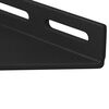 vidaXL Support d'Angle 12 pcs Noir 138,5 x 50,5 x 16 mm Fer