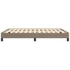vidaXL Cadre de lit sans matelas taupe 140x200 cm tissu