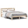 vidaXL Cadre de lit avec t&ecirc;te de lit sans matelas 140x190 cm