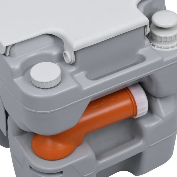 vidaXL Ensemble de toilette et r&eacute;servoir d'eau de camping portable