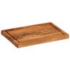 vidaXL Planche &agrave; d&eacute;couper 35x25x2,5 cm bois d'acacia massif