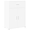 vidaXL Buffet blanc 60x30x84 cm bois d'ing&eacute;nierie