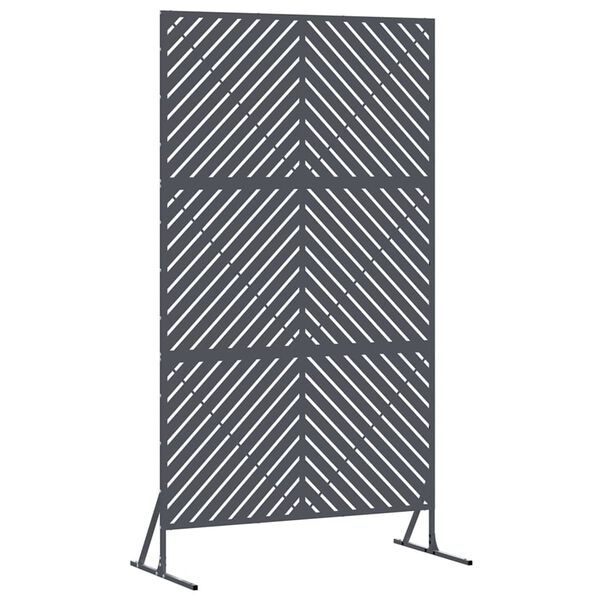 vidaXL &Eacute;cran de confidentialit&eacute; Anthracite 100 x 50 x 180 cm Acier
