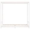 vidaXL Cadre de lit pour enfants blanc 80x200 cm bois de pin massif