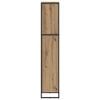 vidaXL Biblioth&egrave;que Ch&ecirc;ne artisan 80 x 30 x 155 cm Bois d'ing&eacute;nierie
