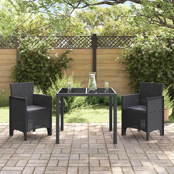 vidaXL Chaise de jardin 2 pcs Anthracite 53 x 49 x 85 cm PP