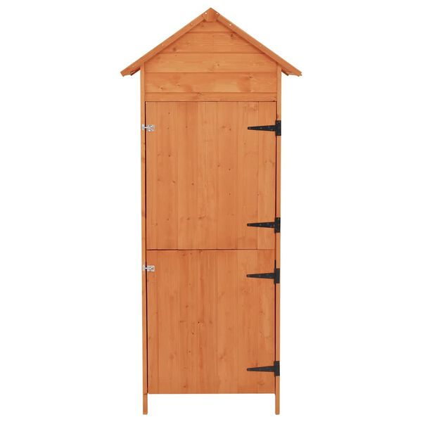 vidaXL Armoire de rangement de jardin Marron 42,5x64x190 cm