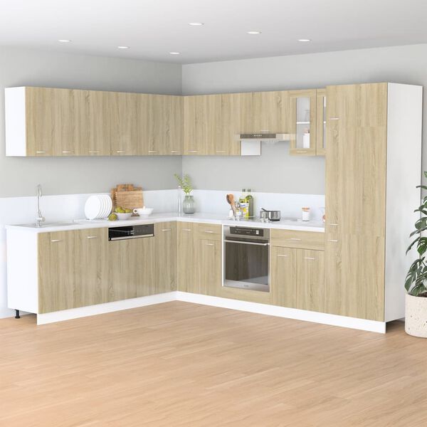 vidaXL Armoire murale "Lyon" Ch&ecirc;ne Sonoma 50 x 31 x 60 cm Bois d'ing&eacute;nierie