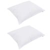 vidaXL Oreiller avec oreiller 2 pcs Blanc 40 x 60 cm Coton